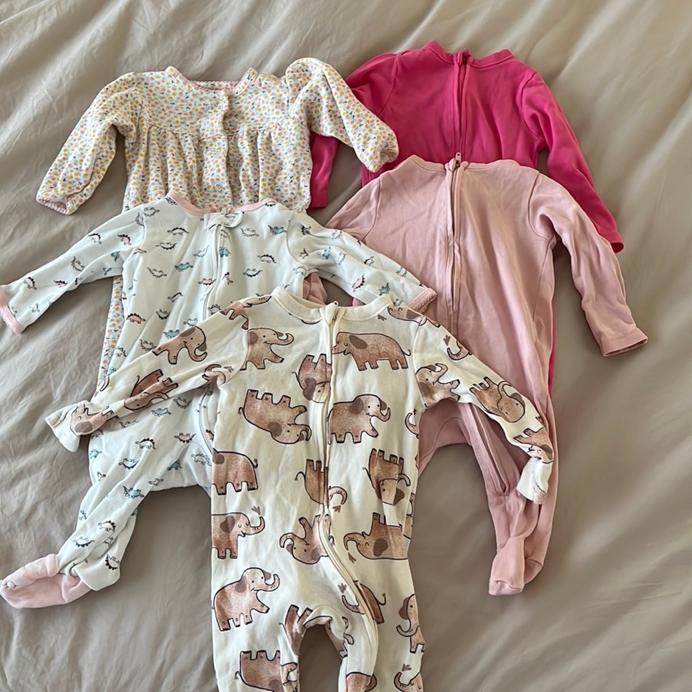 3-6 Month Footie Lot